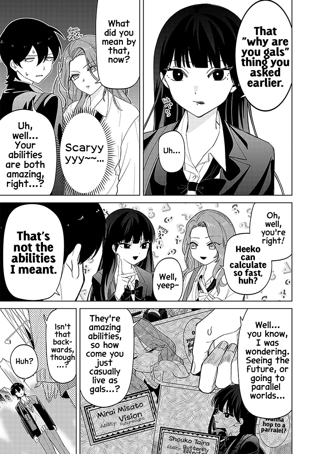 The Gals Who Always Say Insane Things: My Daily Life at a Private Paranormal High School Chapter 9 page 9 - Chapter 9: Shining a little kinda deal