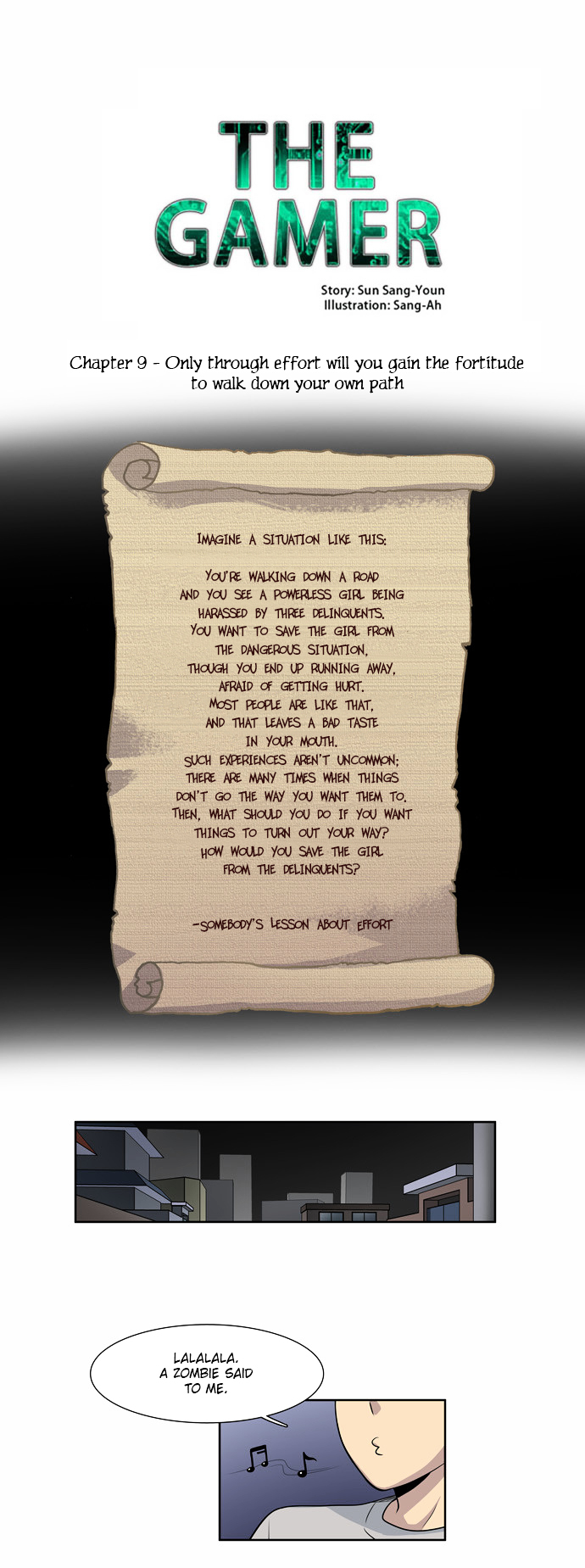 The Gamer Chapter 25 page 2 - Chapter 25 : Only Through Effort Will You Gain the Fortitude to Walk Down Your Ow...