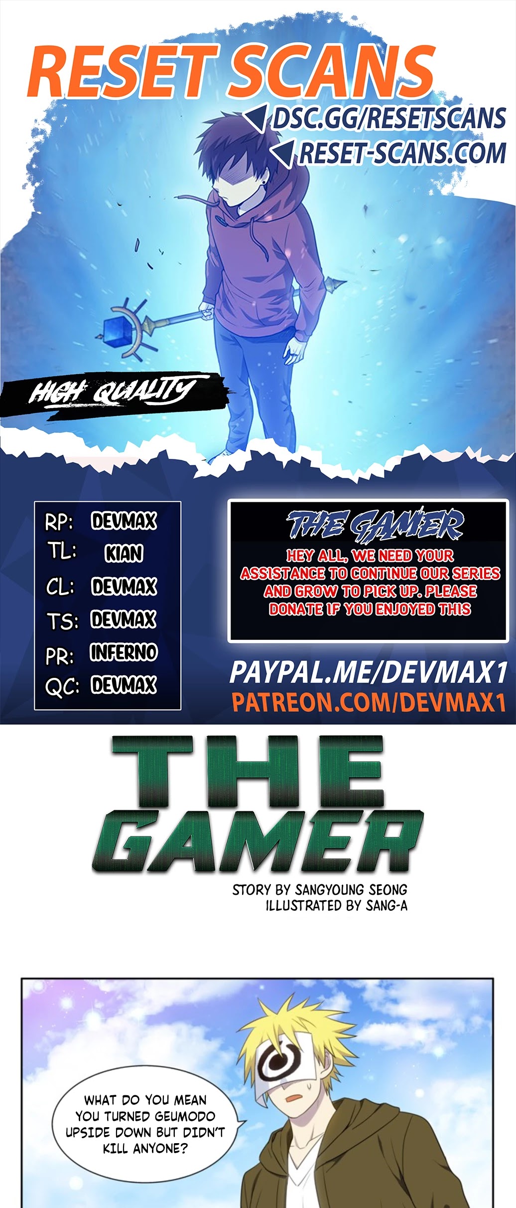 The Gamer Chapter 419 page 1 - Chapter 419: S5-070