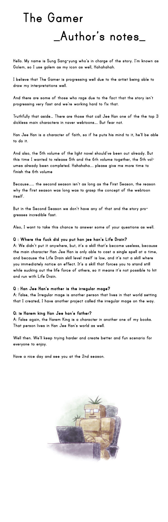 The Gamer Chapter 86.5 page 1 - Chapter 86.5