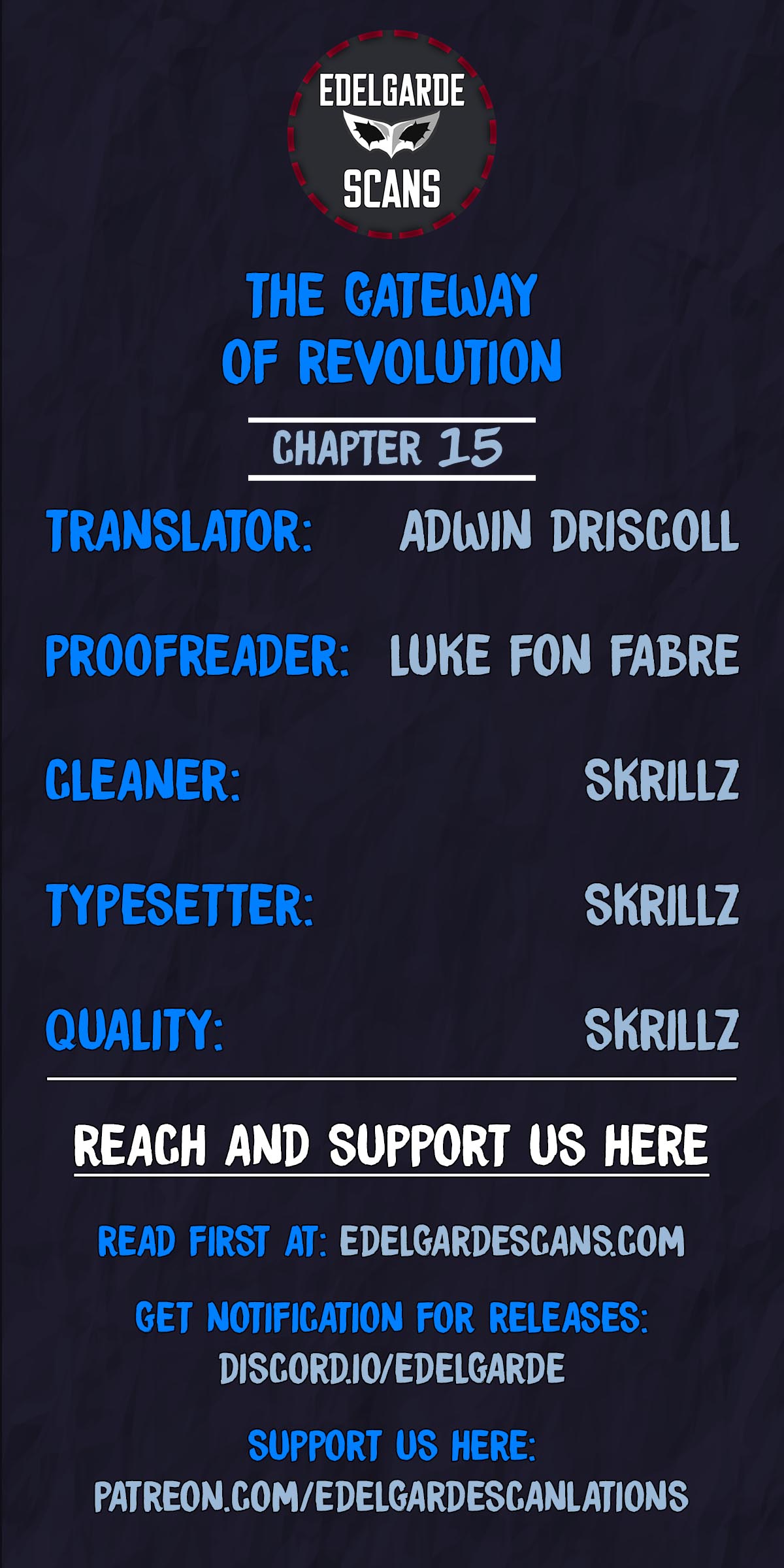 The Gateway of Revolution Chapter 15 page 1 - Chapter 15: Core Cleansing