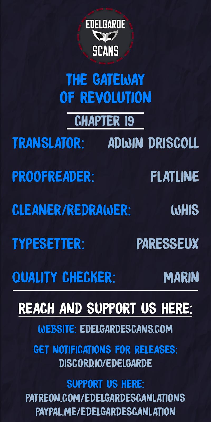 The Gateway of Revolution Chapter 19 page 1 - Chapter 19: Chaos Seal
