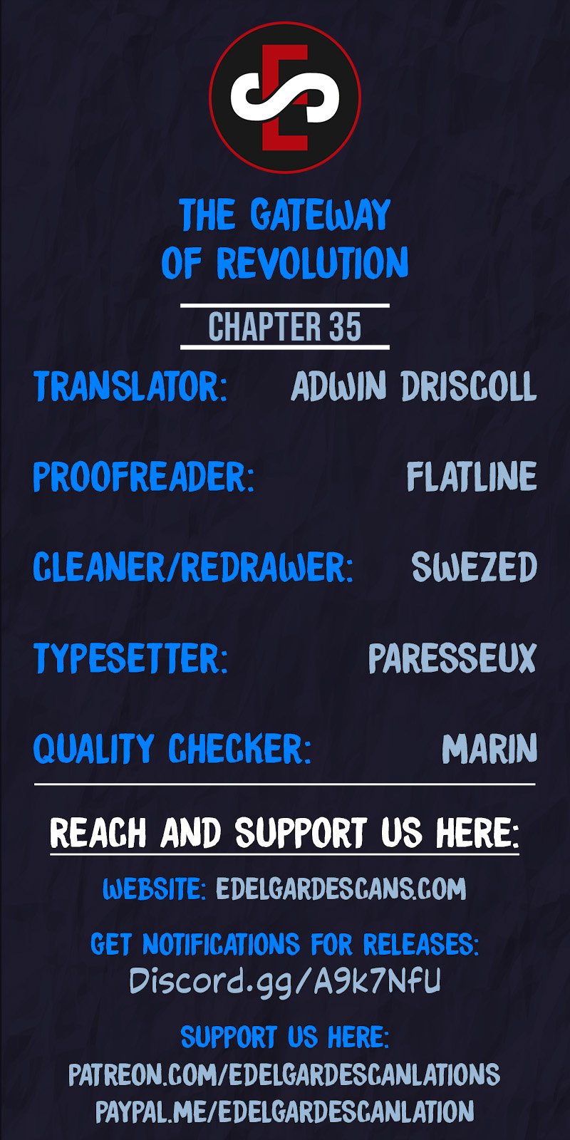 The Gateway of Revolution Chapter 35 page 1 - Chapter 35: Goodbye, Chen Zhou
