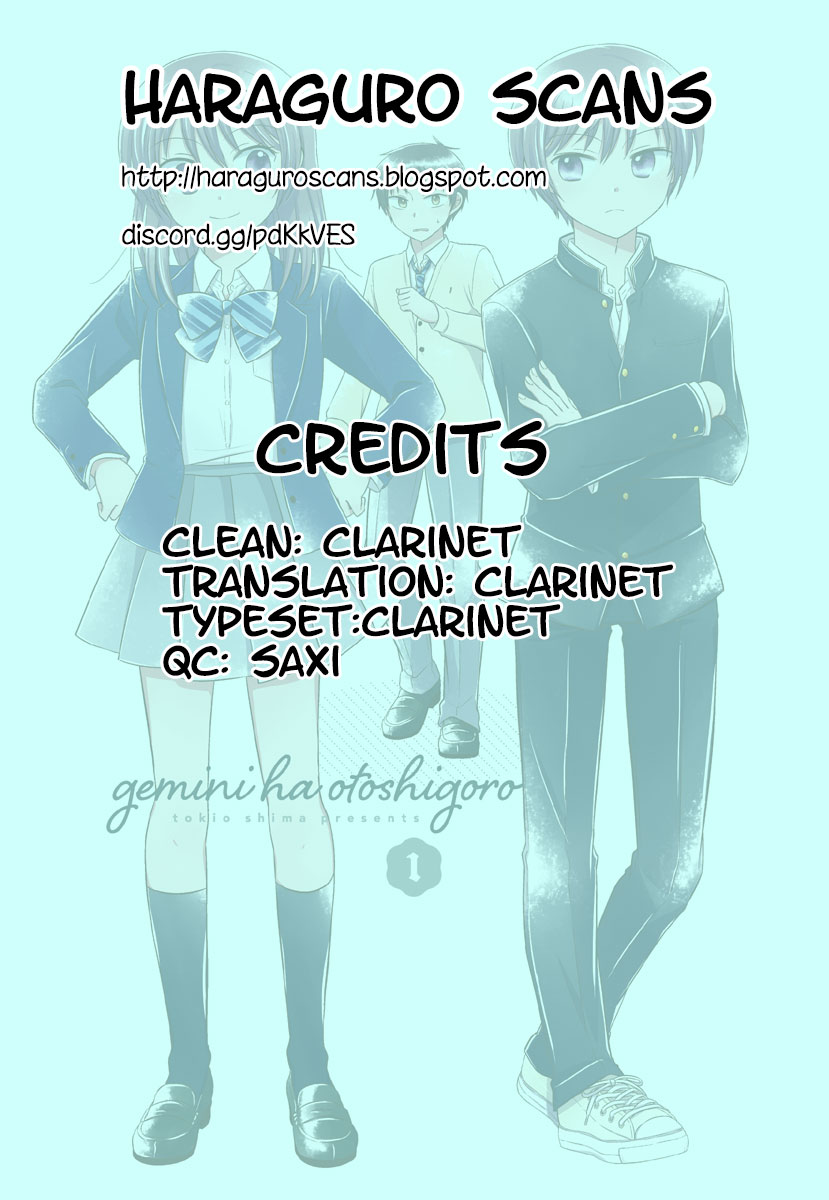 The Gemini are My Age Chapter 5 page 18 - Chapter 5: Gemini wa Otoshigoro 5