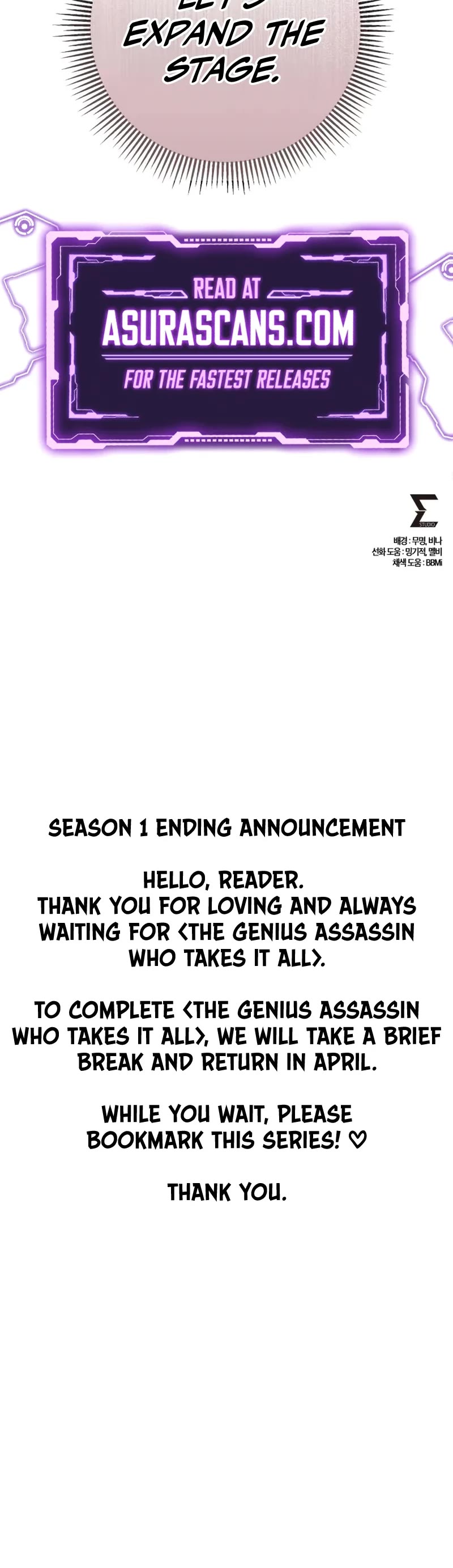 The Genius Assassin Who Takes It All Chapter 70 page 71 - Chapter 70: S1 End