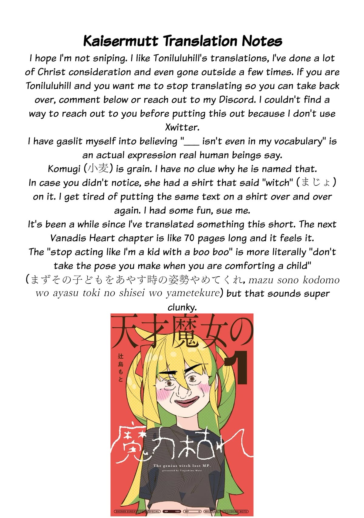 The Genius Witch Lost MP Chapter 8 page 9 - Chapter 8