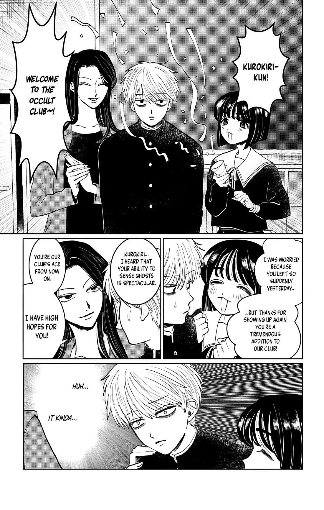 The Ghost Doesn't Show Up. Chapter 2 page 3 - Chapter 2: Two People After School