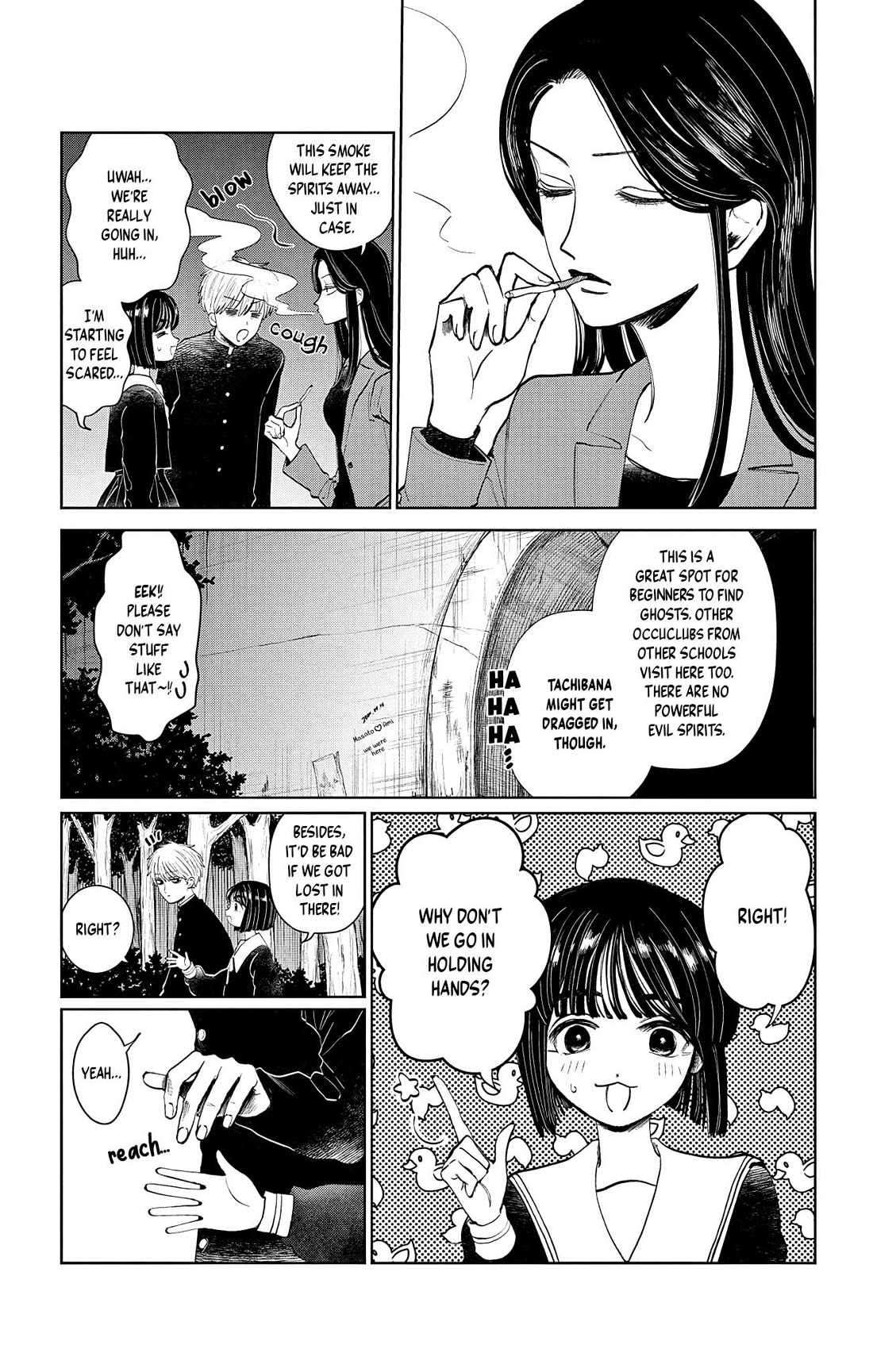 The Ghost Doesn't Show Up. Chapter 4 page 3 - Chapter 4: Midnight Club Activities