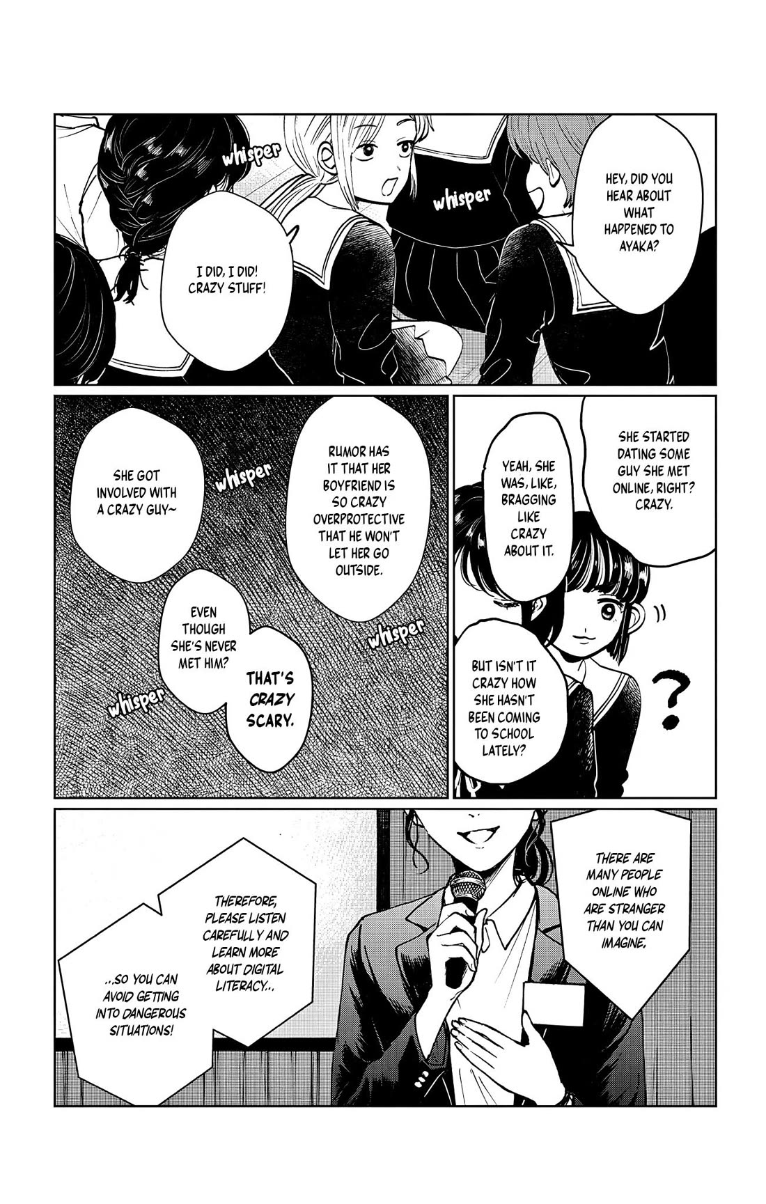The Ghost Doesn't Show Up. Chapter 8 page 8 - Chapter 8: A Dangerous Match