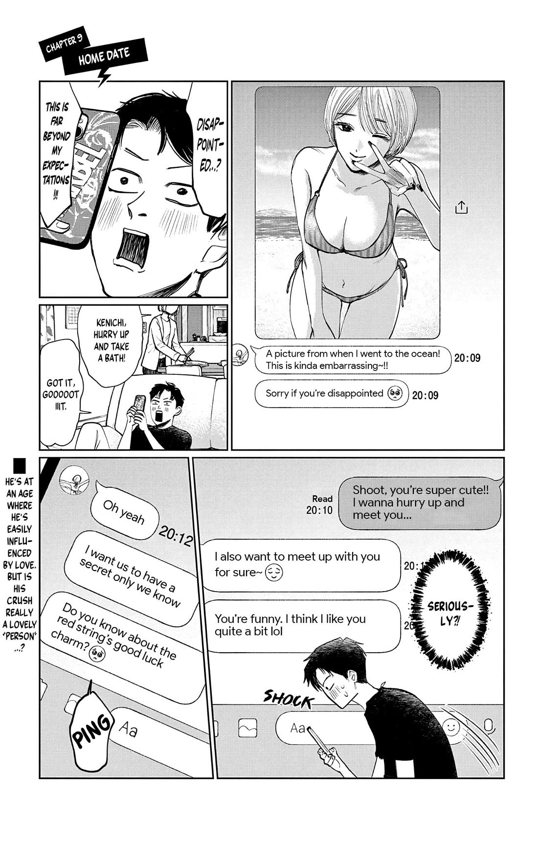 The Ghost Doesn't Show Up. Chapter 9 page 1 - Chapter 9: Home Date