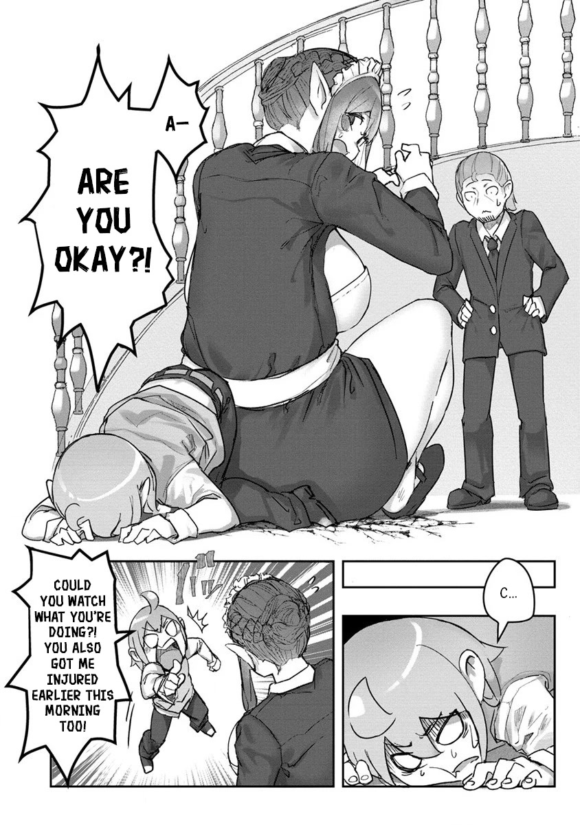 The Giant Maid Puts You in Your Place ♥ Chapter 1 page 11 - Chapter 1: I Won't Lose to this Humongous Maid!