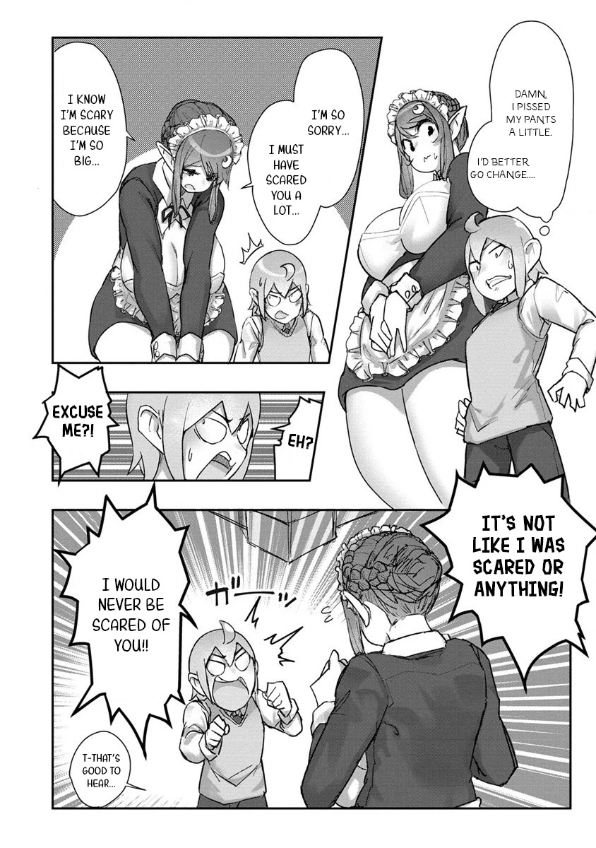 The Giant Maid Puts You in Your Place ♥ Chapter 1 page 13 - Chapter 1: I Won't Lose to this Humongous Maid!