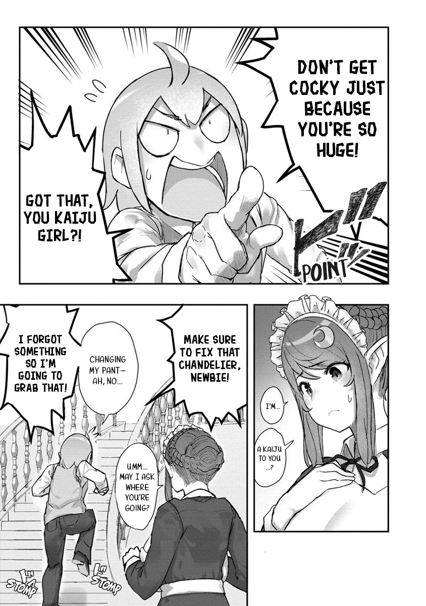 The Giant Maid Puts You in Your Place ♥ Chapter 1 page 14 - Chapter 1: I Won't Lose to this Humongous Maid!