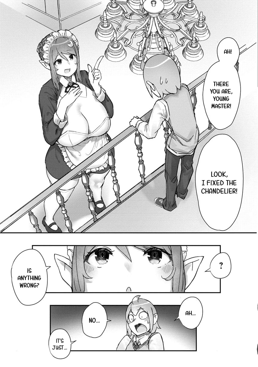 The Giant Maid Puts You in Your Place ♥ Chapter 1 page 18 - Chapter 1: I Won't Lose to this Humongous Maid!