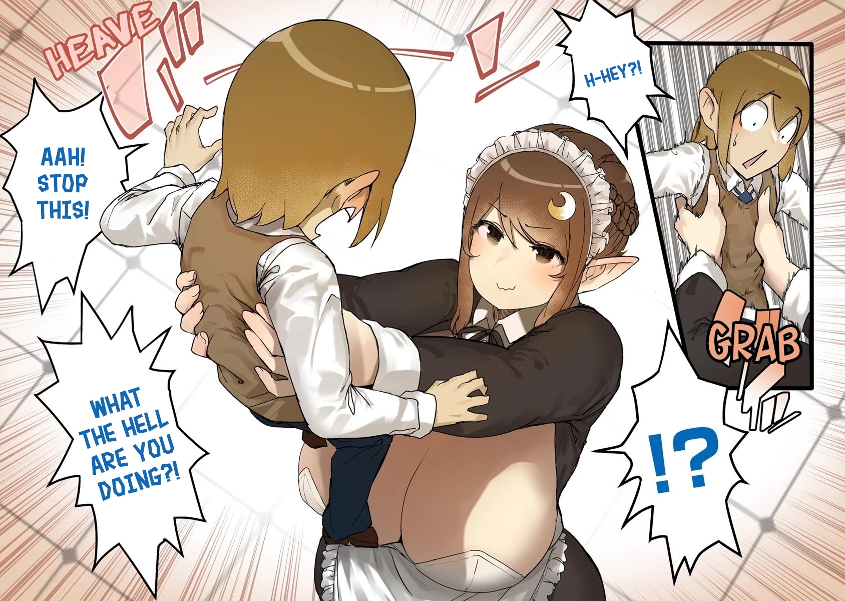 The Giant Maid Puts You in Your Place ♥ Chapter 1 page 25 - Chapter 1: I Won't Lose to this Humongous Maid!
