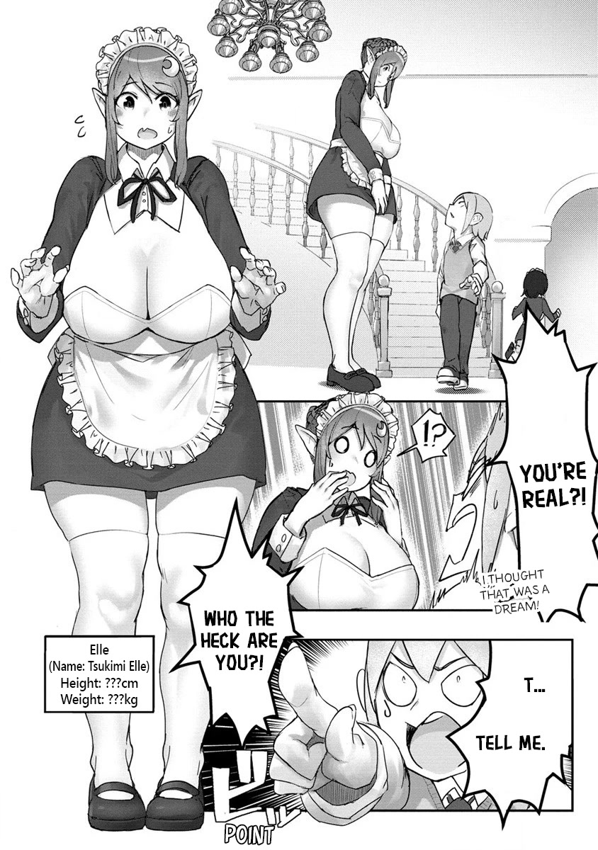The Giant Maid Puts You in Your Place ♥ Chapter 1 page 5 - Chapter 1: I Won't Lose to this Humongous Maid!