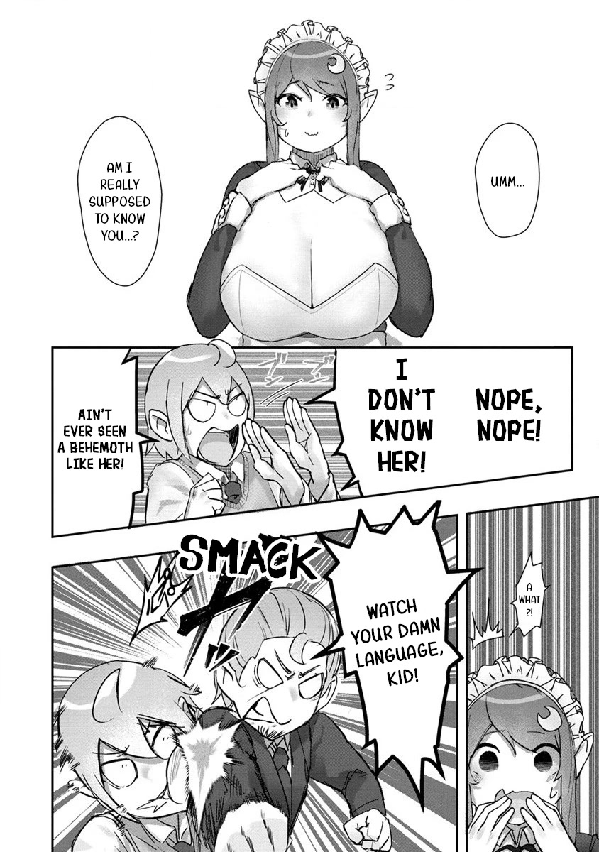 The Giant Maid Puts You in Your Place ♥ Chapter 1 page 7 - Chapter 1: I Won't Lose to this Humongous Maid!