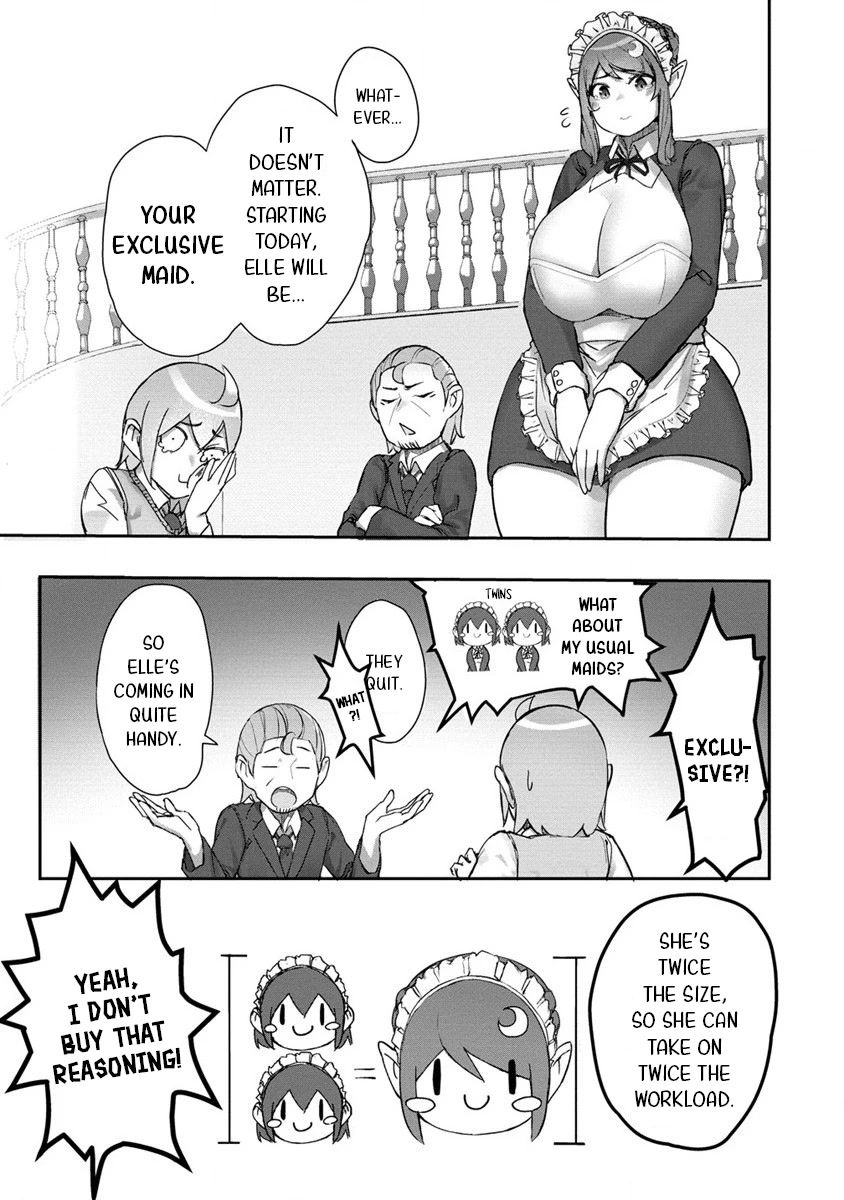 The Giant Maid Puts You in Your Place ♥ Chapter 1 page 8 - Chapter 1: I Won't Lose to this Humongous Maid!