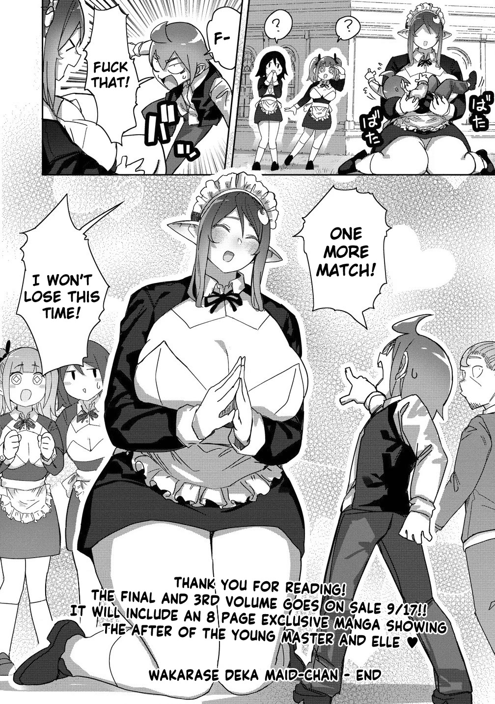 The Giant Maid Puts You in Your Place ♥ Chapter 22 page 32 - Chapter 22: Giant Maid and the Endless Battle! [END]