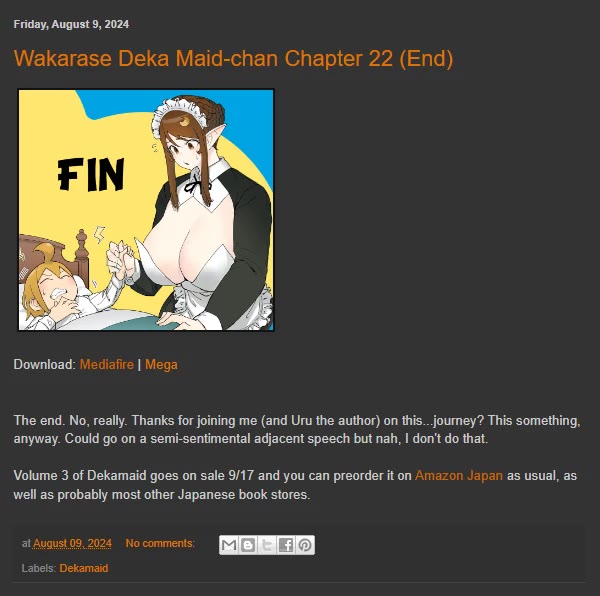 The Giant Maid Puts You in Your Place ♥ Chapter 22 page 33 - Chapter 22: Giant Maid and the Endless Battle! [END]