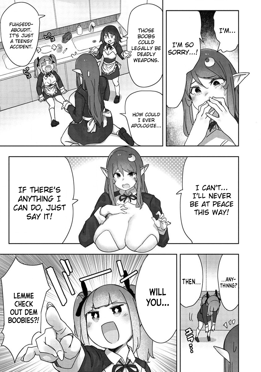 The Giant Maid Puts You in Your Place ♥ Chapter 9.1 page 3 - Chapter 9.1: Giant Maid VS the Boobie Sleuth