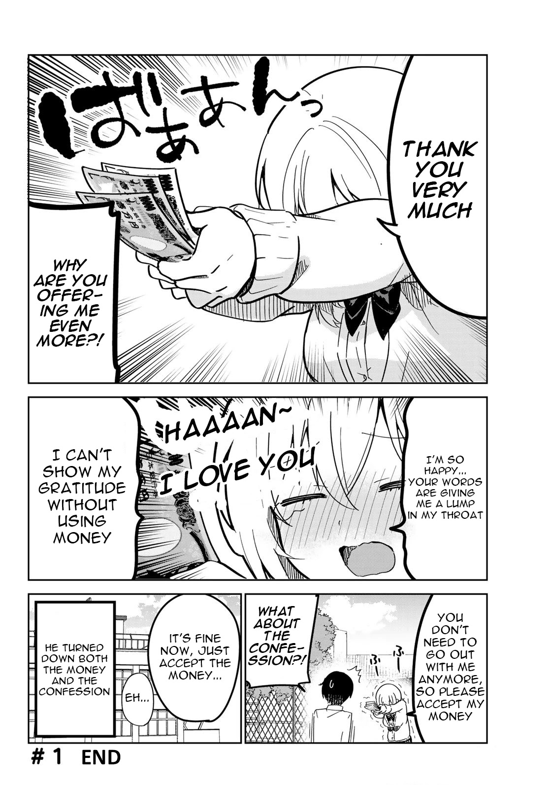 The Girl I Like Confessed to Me While Handing Me Cash Chapter 1 page 6 - Chapter 1