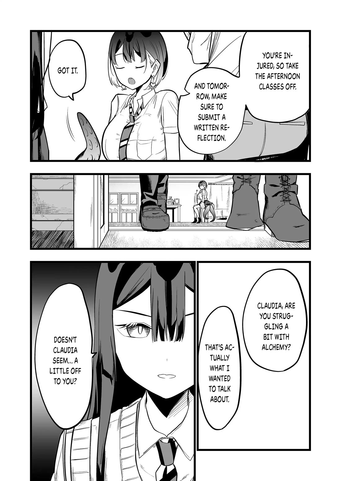 The Girl Monster I Saved Chapter 28 page 4 - Chapter 28