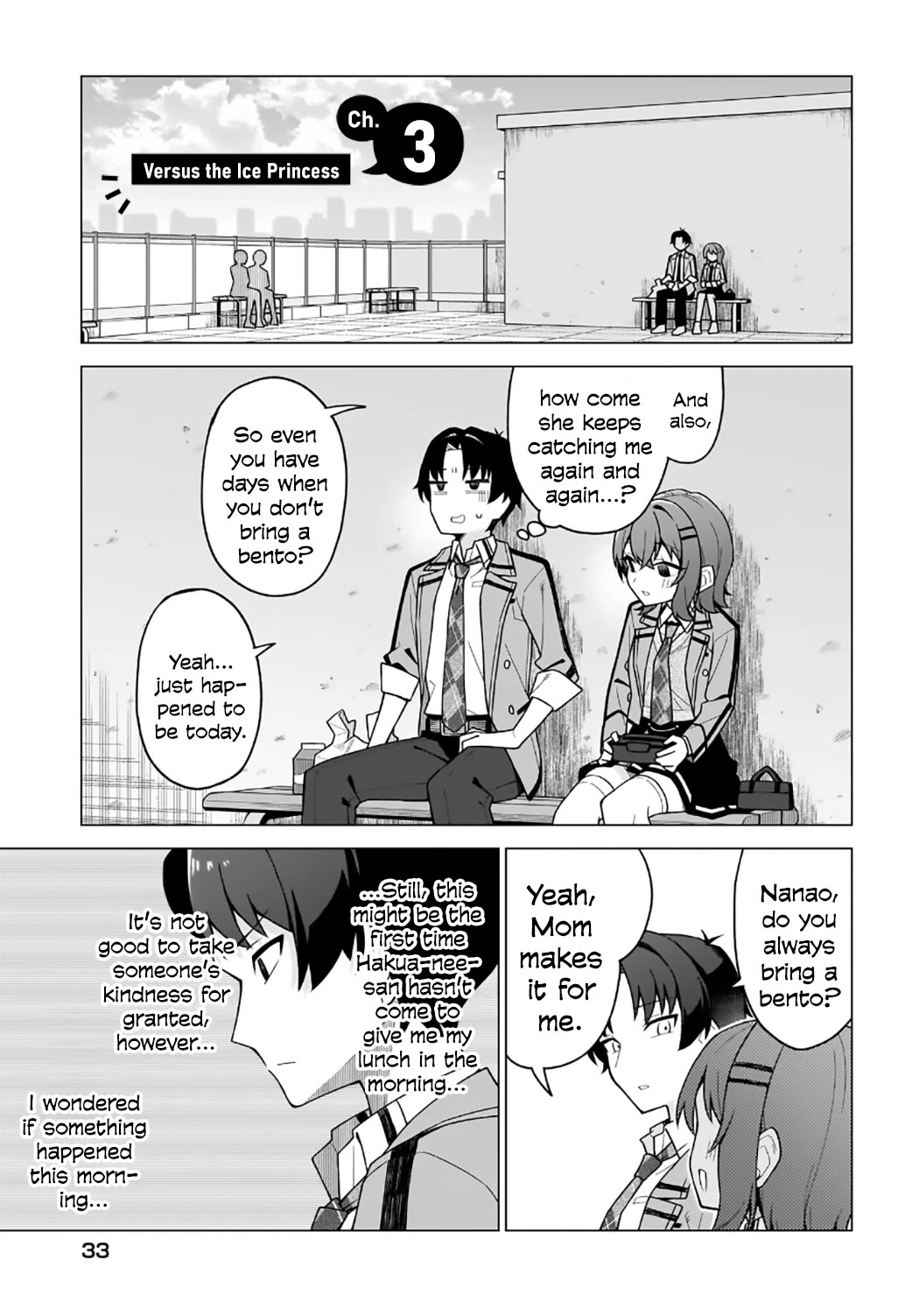 The Girl Who Can Properly Say "I Love You" is Unstoppable Chapter 3 page 3 - Chapter 3: Versus the Ice Princess