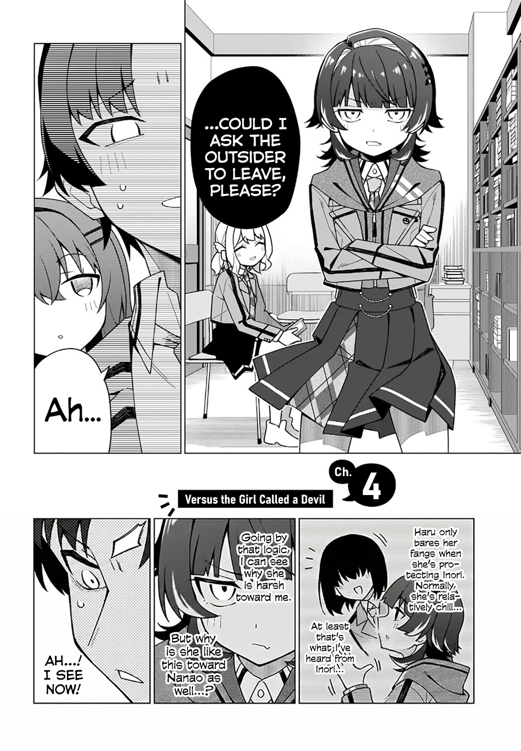 The Girl Who Can Properly Say "I Love You" is Unstoppable Chapter 4 page 4 - Chapter 4: Versus the Girl Called a Devil