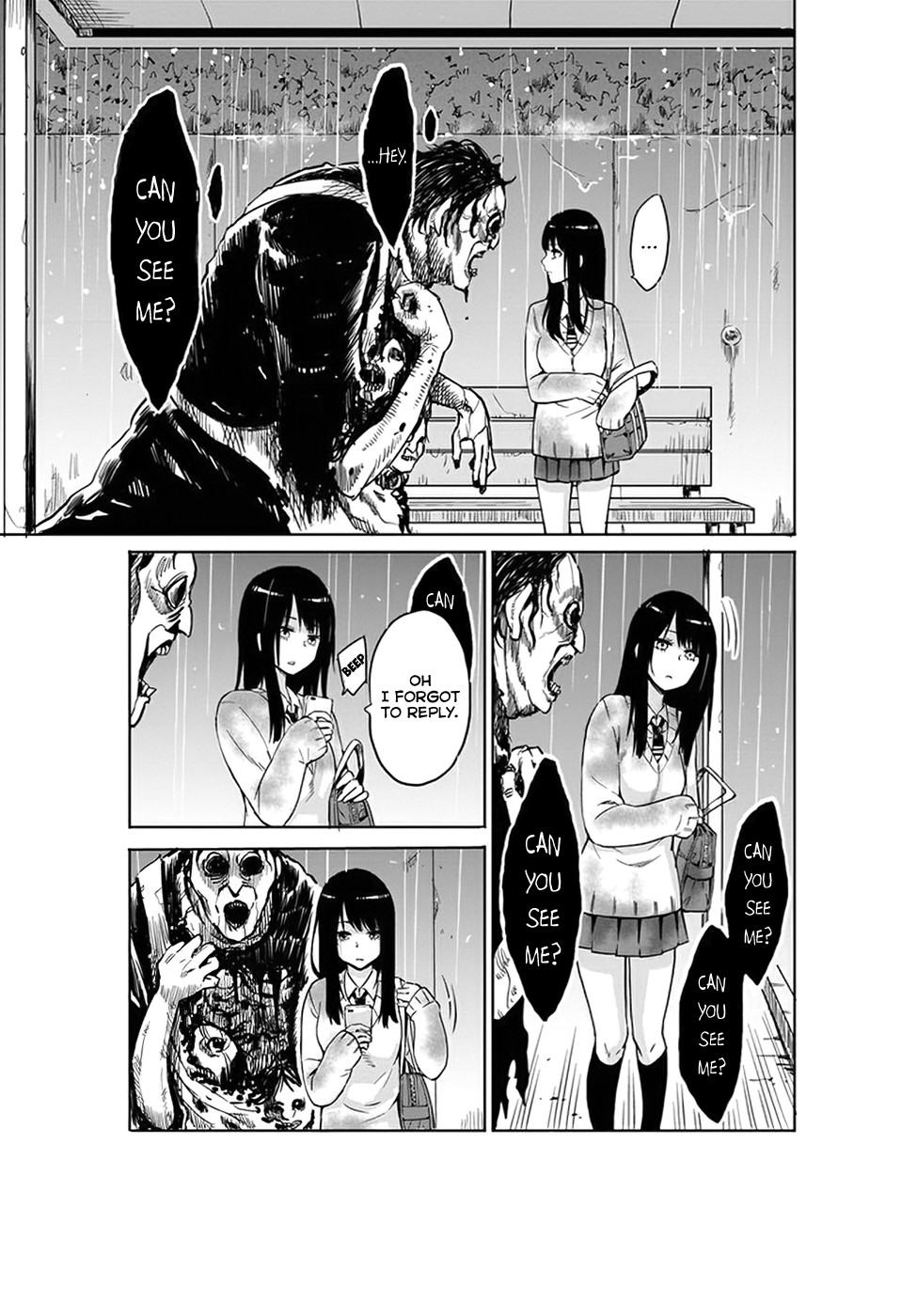 The Girl Who Can See Them Chapter 1 page 4 - Chapter 1