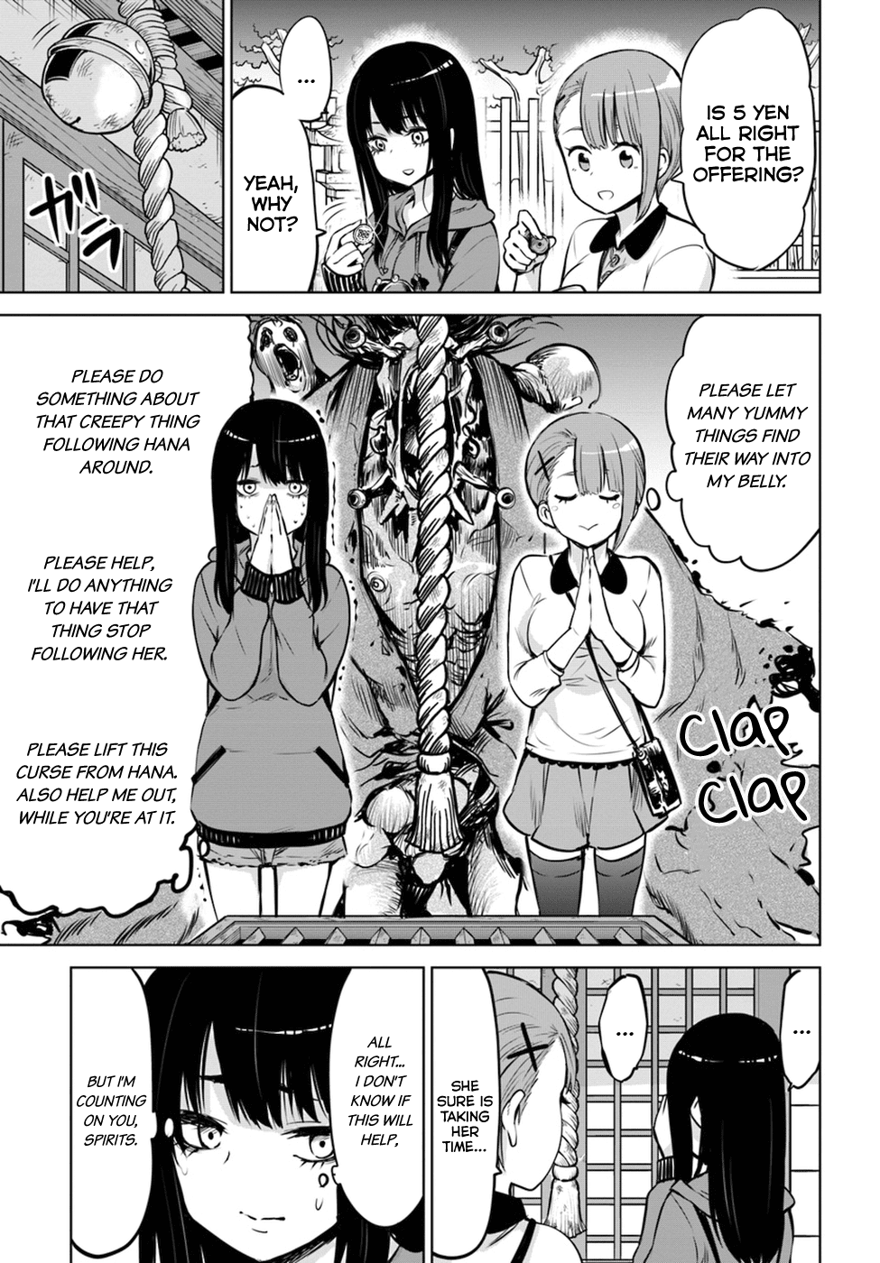 The Girl Who Can See Them Chapter 11 page 4 - Chapter 11