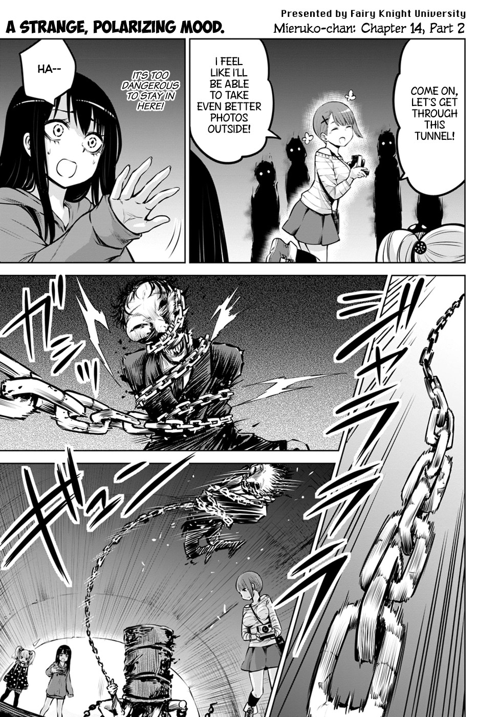 The Girl Who Can See Them Chapter 14.2 page 1 - Chapter 14.2