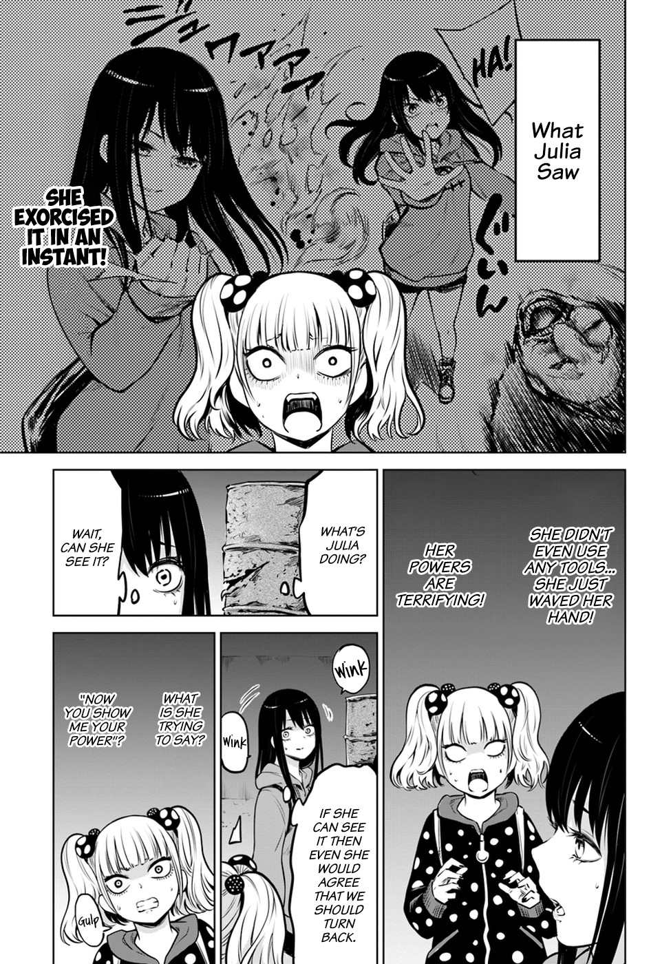 The Girl Who Can See Them Chapter 14.2 page 3 - Chapter 14.2