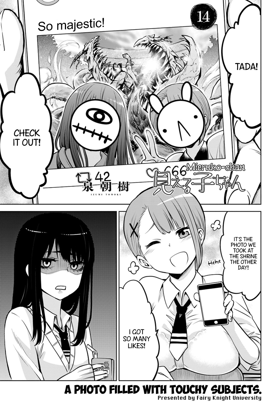 The Girl Who Can See Them Chapter 14 page 1 - Chapter 14
