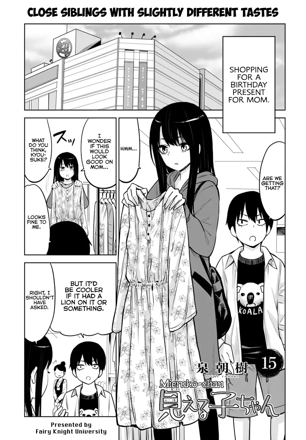 The Girl Who Can See Them Chapter 15 page 1 - Chapter 15