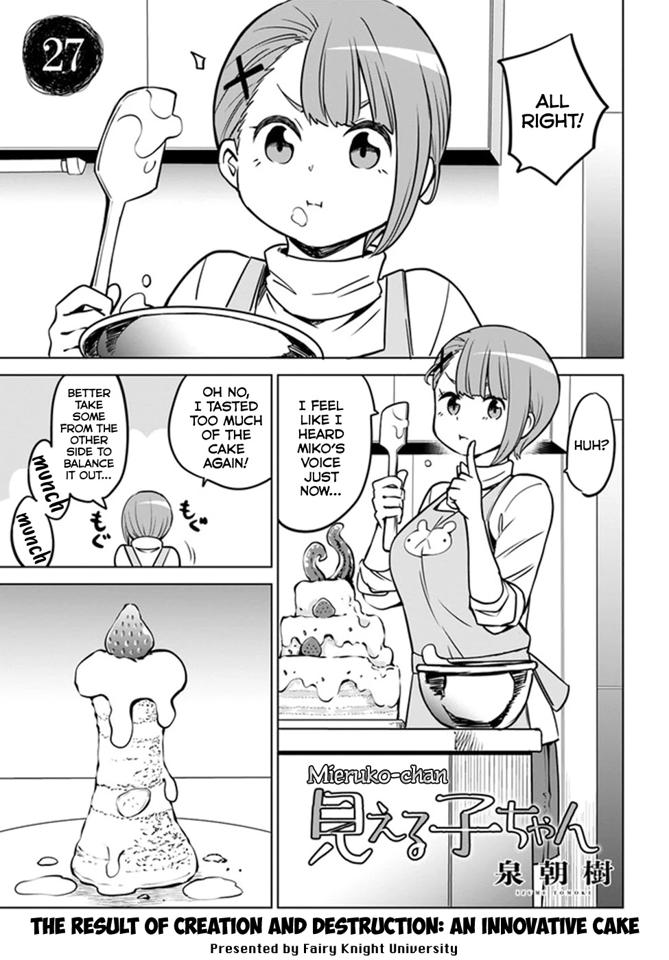 The Girl Who Can See Them Chapter 27 page 1 - Chapter 27