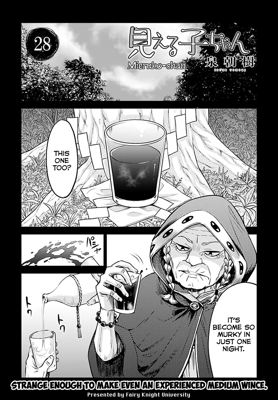 The Girl Who Can See Them Chapter 28 page 1 - Chapter 28