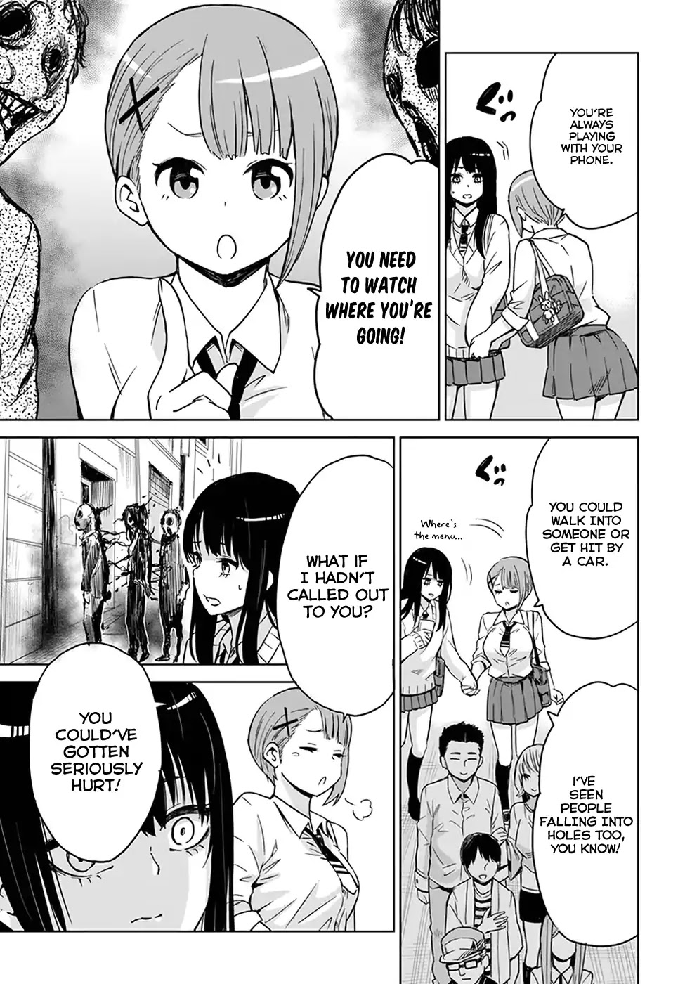 The Girl Who Can See Them Chapter 4 page 5 - Chapter 4