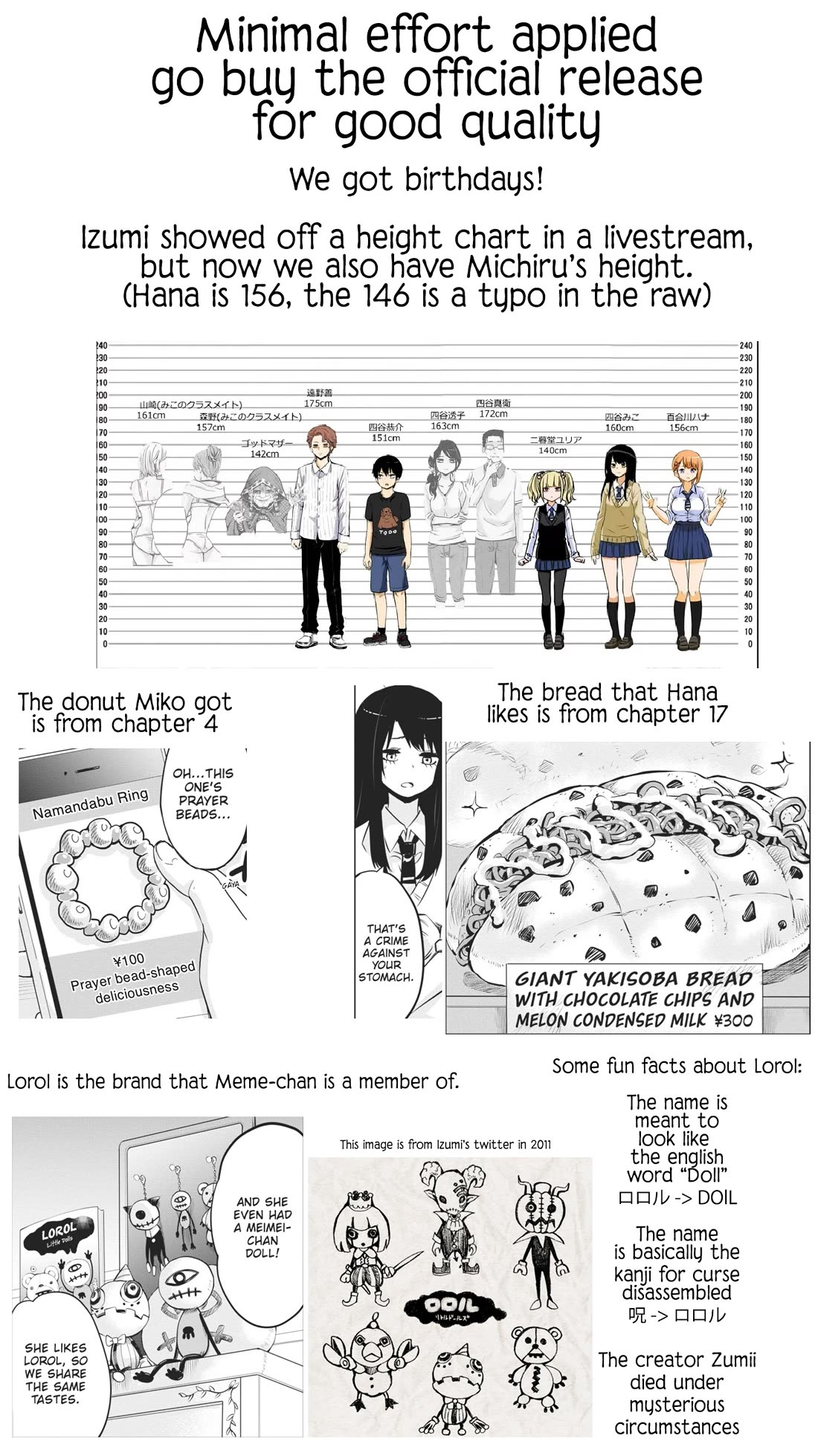 The Girl Who Can See Them Chapter 64.5 page 17 - Chapter 64.5: Volume 12 Extras