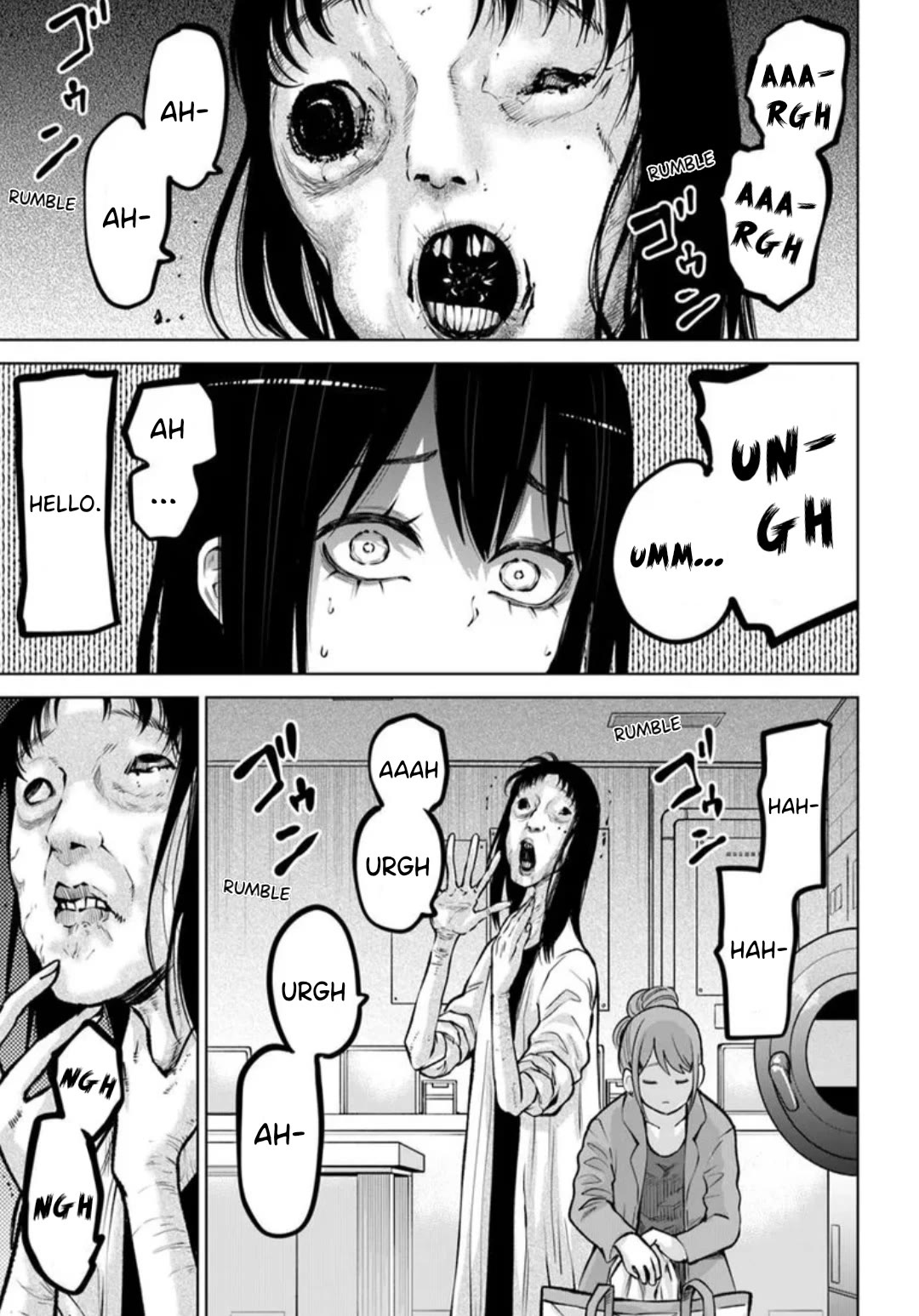 The Girl Who Can See Them Chapter 64.6 page 3 - Chapter 64.6: Intermission Apparition "Laundromat"