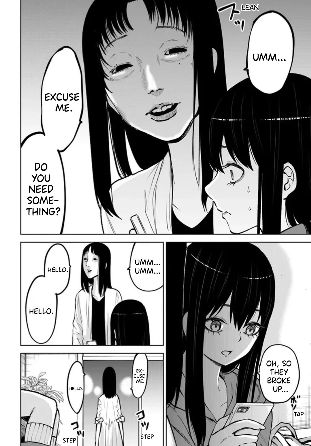 The Girl Who Can See Them Chapter 64.6 page 6 - Chapter 64.6: Intermission Apparition "Laundromat"