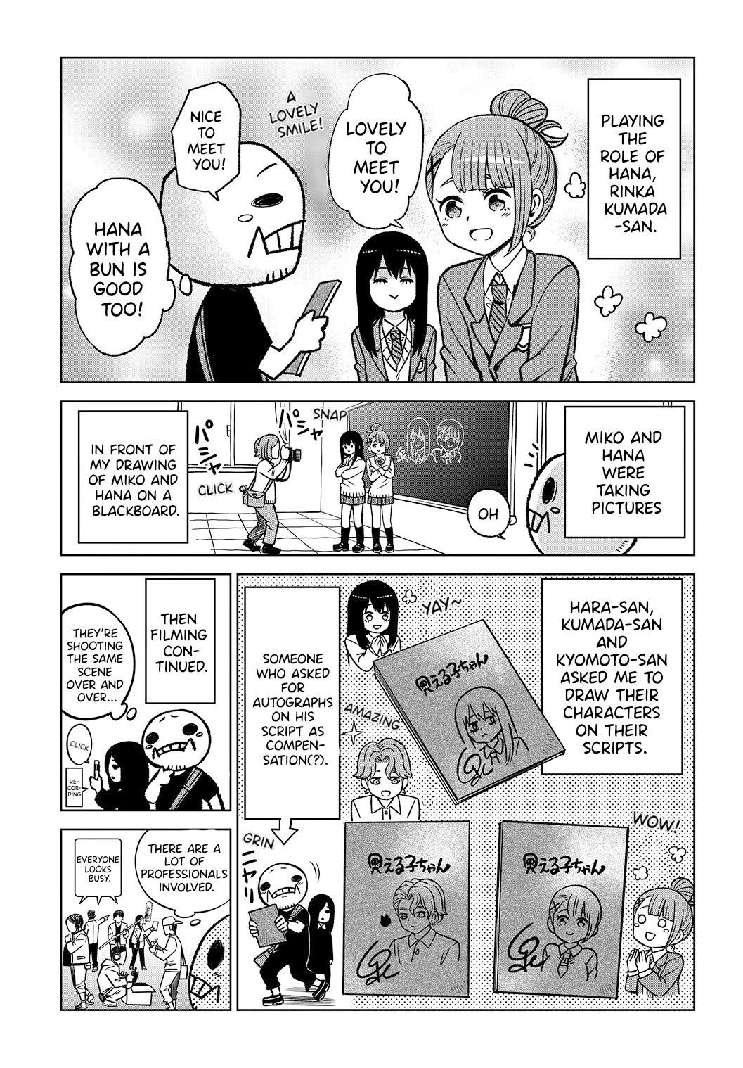 The Girl Who Can See Them Chapter 65.6 page 7 - Chapter 65.6: "Mieruko-Chan"-Movie Report Manga