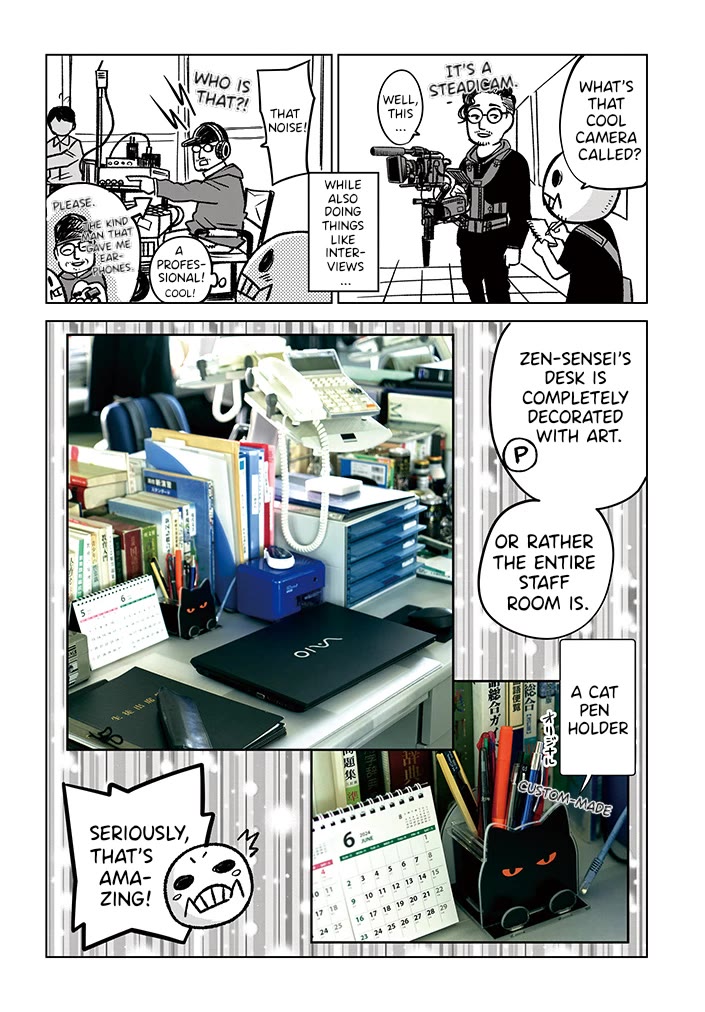 The Girl Who Can See Them Chapter 65.6 page 8 - Chapter 65.6: "Mieruko-Chan"-Movie Report Manga