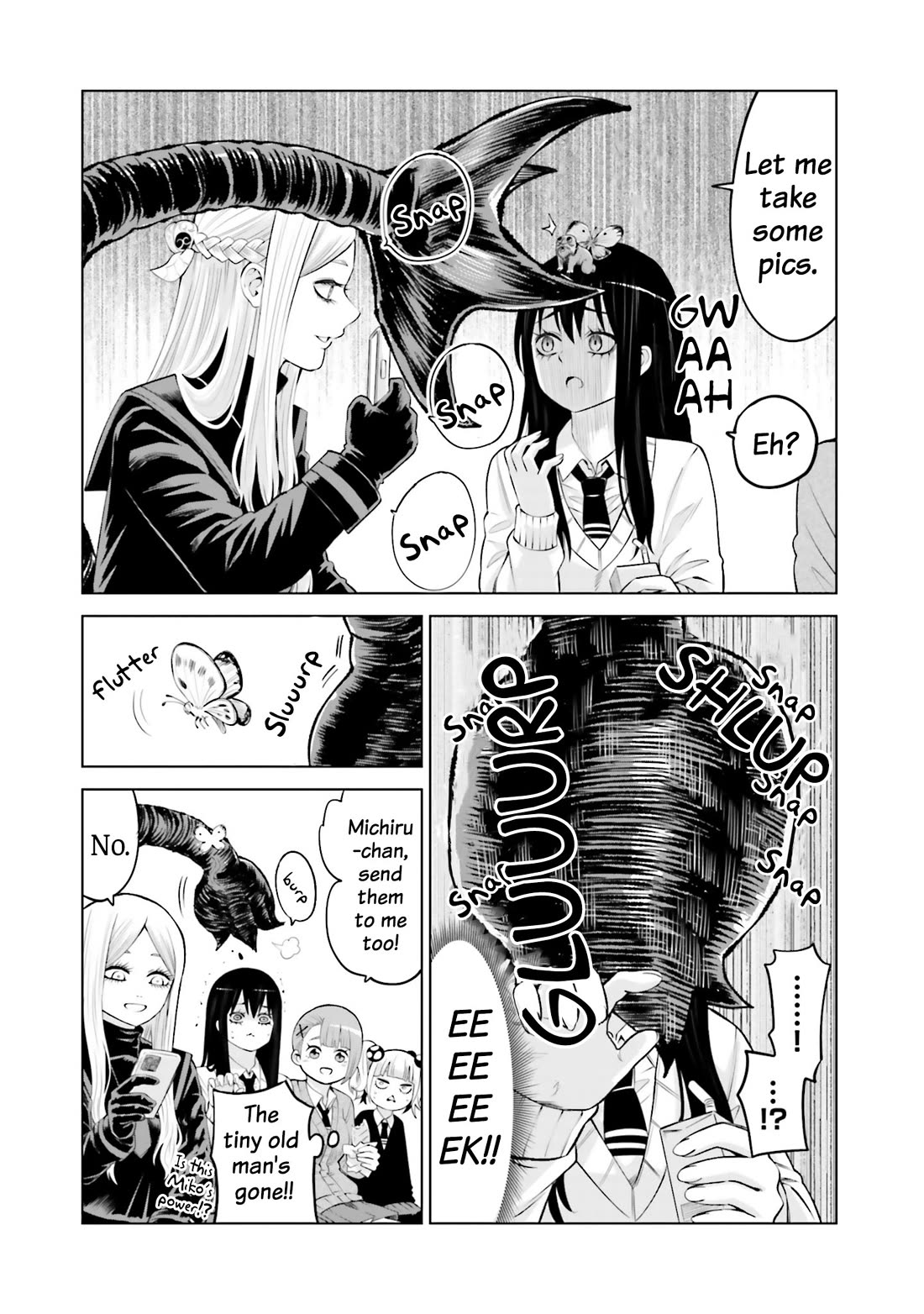 The Girl Who Can See Them Chapter 70.5 page 9 - Chapter 70.5: Volume 14 Extras