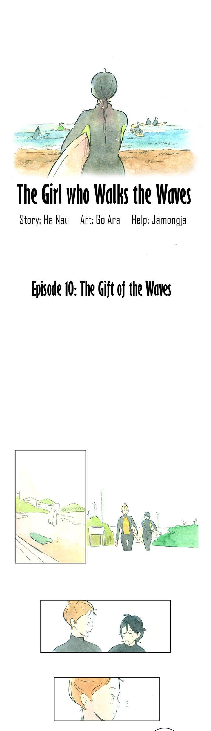 The Girl who Walks the Waves Chapter 10 page 1 - Chapter 10 : The gift of the waves