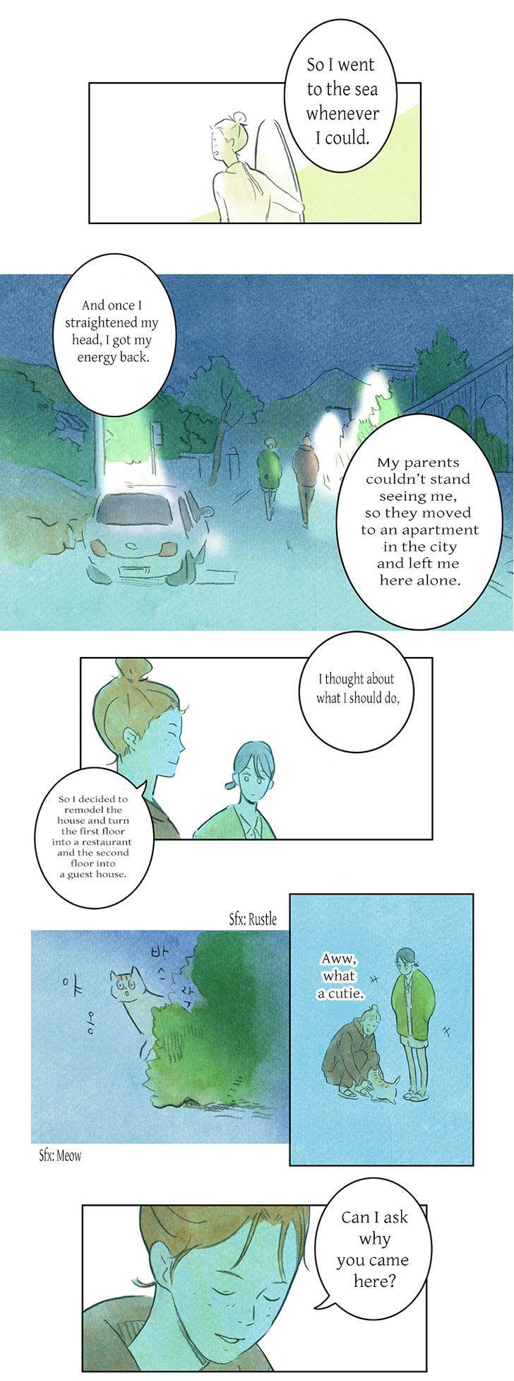The Girl who Walks the Waves Chapter 11 page 15 - Chapter 11 : A walk along the night sea
