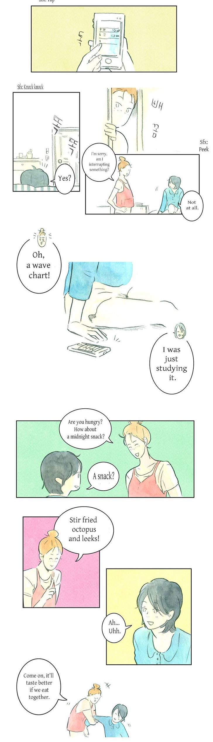 The Girl who Walks the Waves Chapter 11 page 4 - Chapter 11 : A walk along the night sea