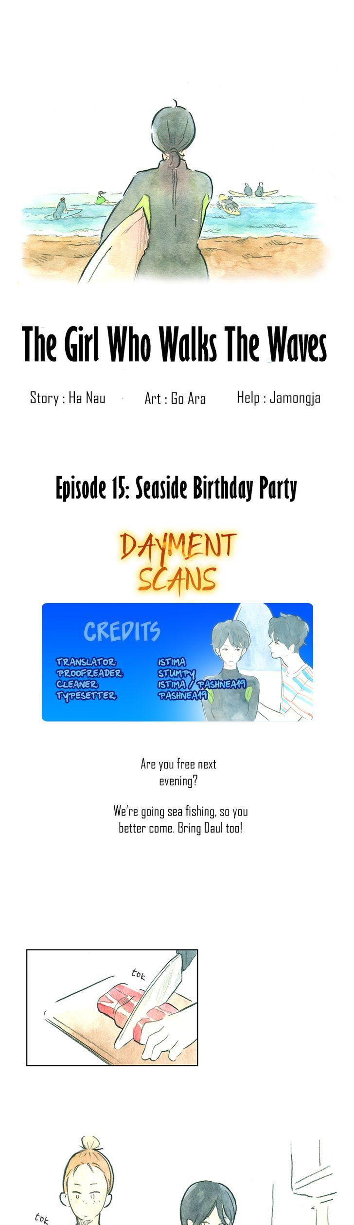 The Girl who Walks the Waves Chapter 15 page 1 - Chapter 15 : Seaside birthday party