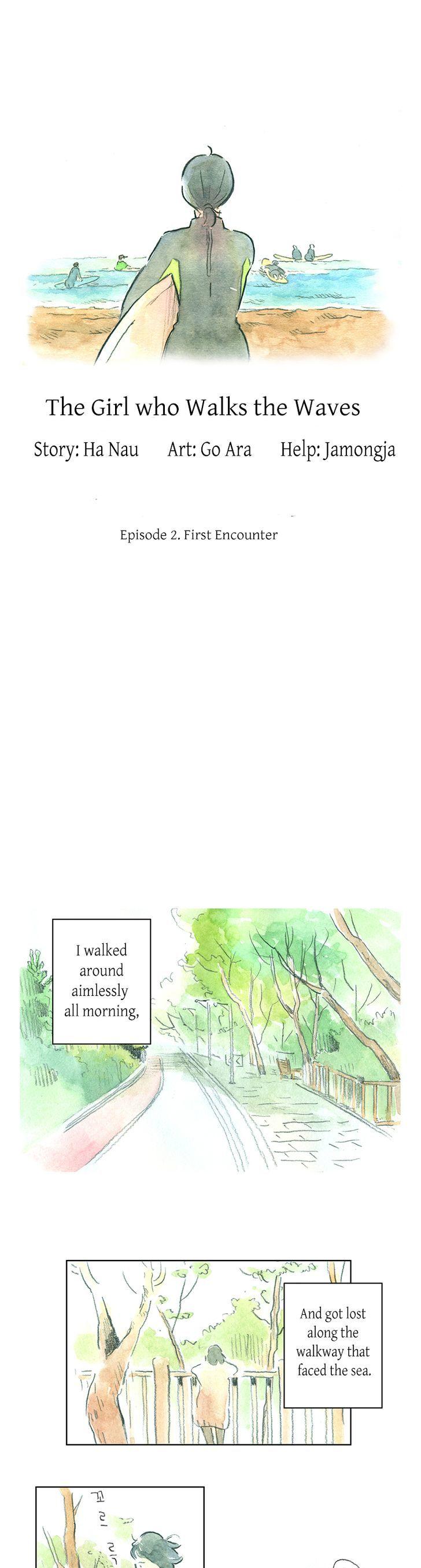 The Girl who Walks the Waves Chapter 2 page 2 - Chapter 2 : First Encounter