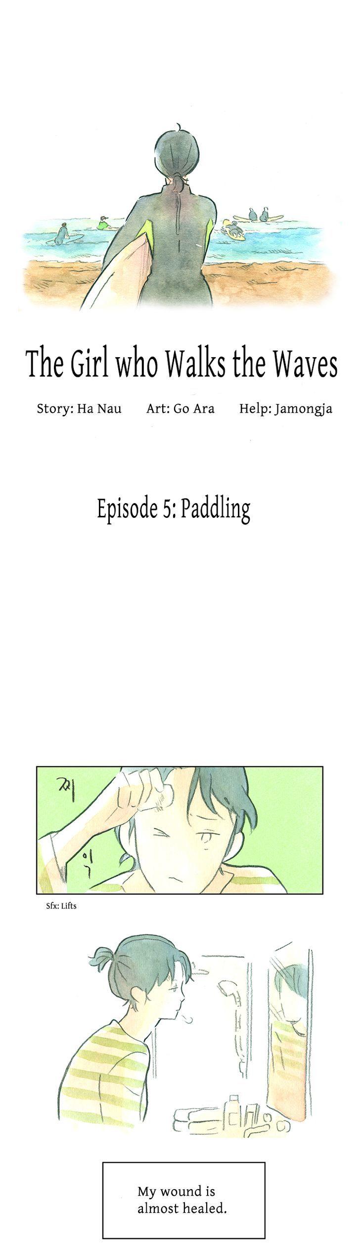 The Girl who Walks the Waves Chapter 5 page 3 - Chapter 5 : Paddling